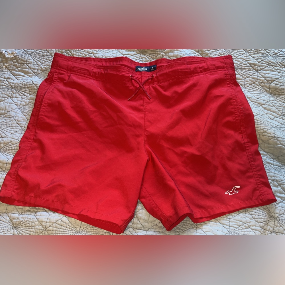 Hollister Red Swim Trunks